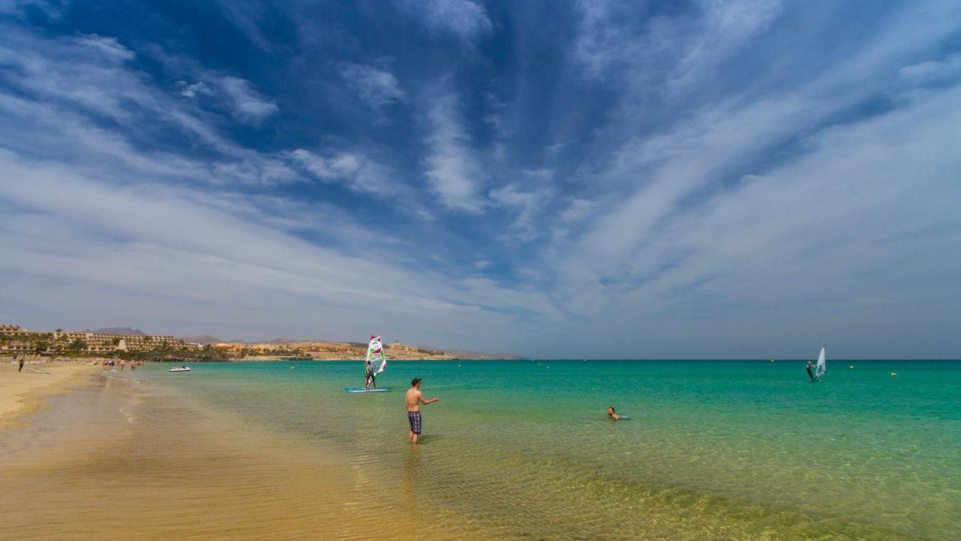 La costa de una playa