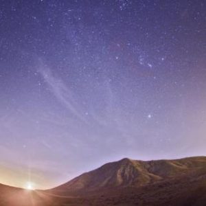 Foto del cielo estrellado