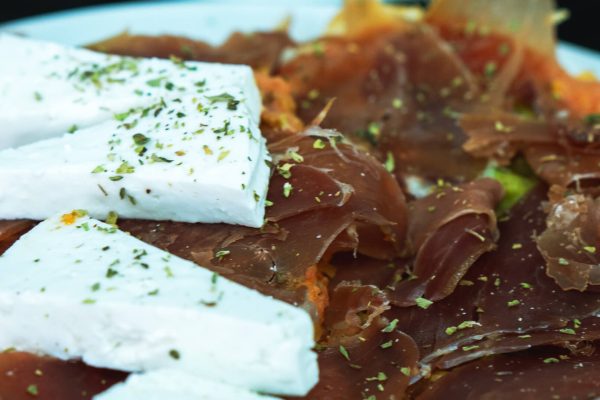 Plato jamón